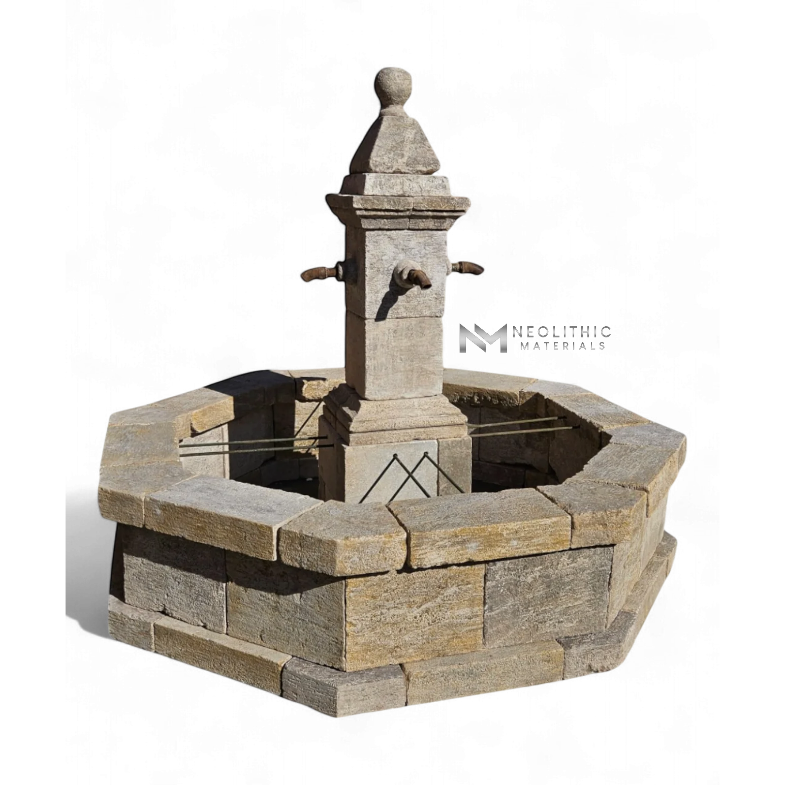 Reclaimed Limestone Fountain